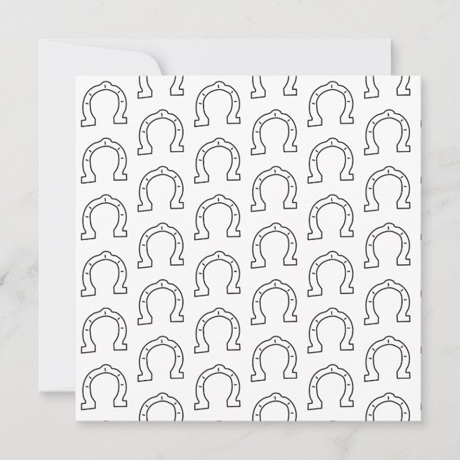 Horse Riding Gang Horseshoe Imprimer (Devant)