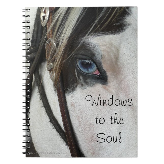 Horse Windows To Soul Carnet ou Journal (Devant)