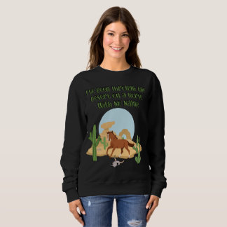Horse With No Name Women's Dark Sweatshirt