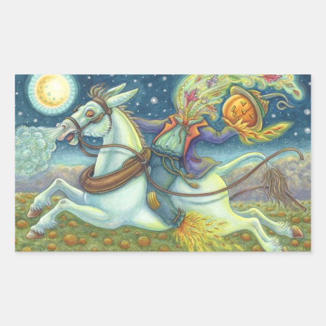 HORSEMAN SCARECROW & MULE STICKERS Rec. (Devant)