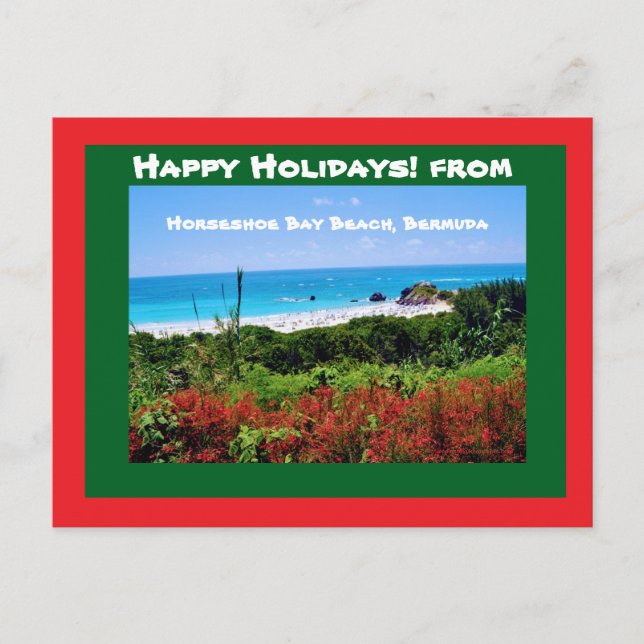 Horseshoe Bay Beach, Bermudes Carte postale (Devant)