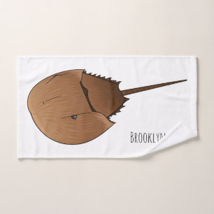 Horseshoe crab cartoon illustration