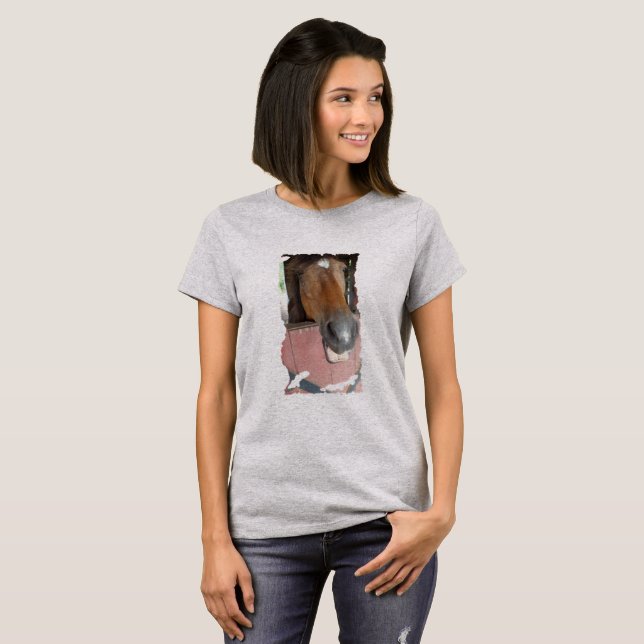 Horsing autour de T-shirt (Devant entier)