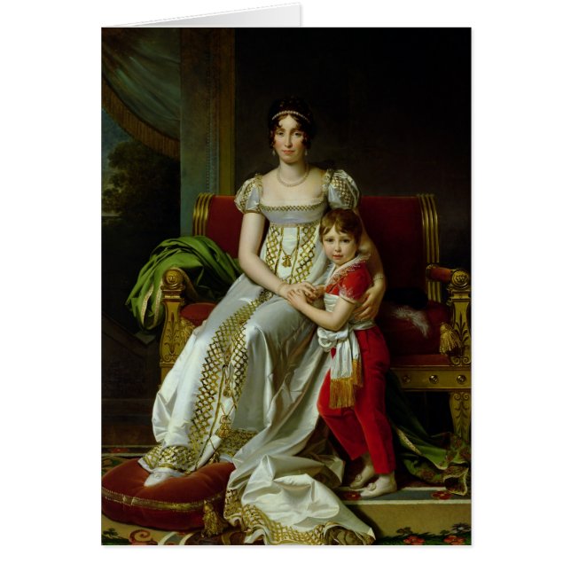 Hortense de Beauharnais et son fils (Devant)