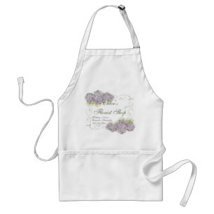 Hortensia lilas de sembler vintage - tabliers