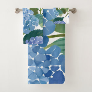 Hortensias bleus Beau buisson floral