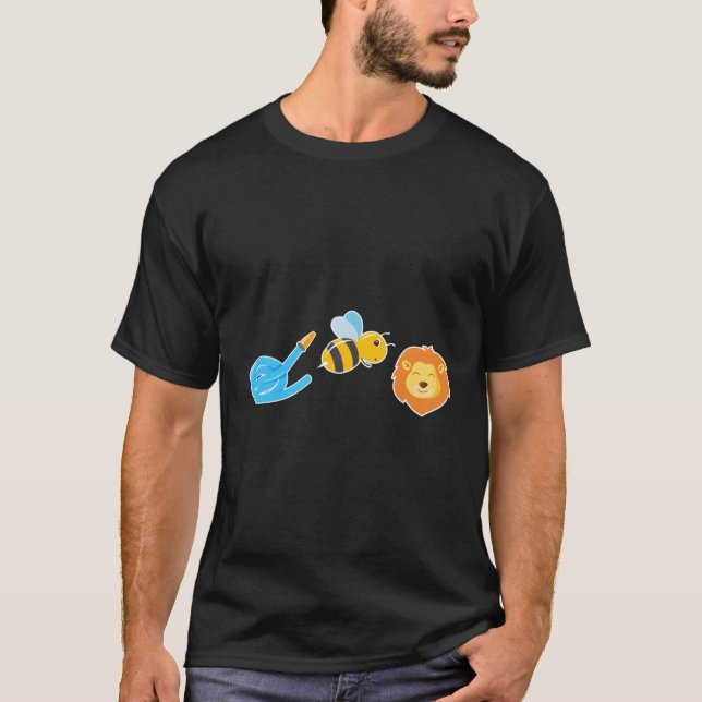 Hose Bee Lion Sweat - shirt à capuche Drôle Sweat  (Devant)