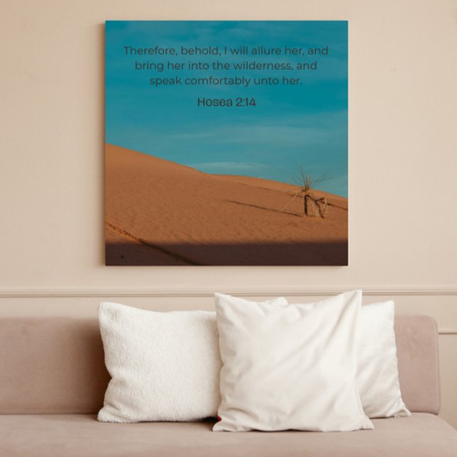 Hosea 2:14 KJV Art mural – Collection de la foi du (Créateur téléchargé)