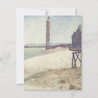 Hospice et phare, Honfleur par Georges Seurat