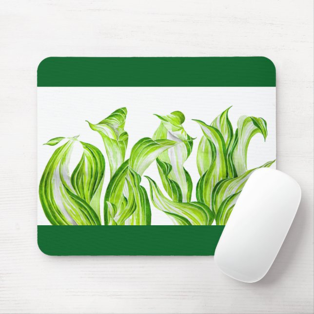 'Hosta avec la Mosta' sur un Tapis de Souris (Avec souris)