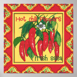 Hot Chili Peppers poster by artist