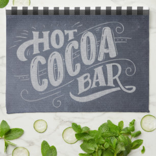 Hot Cocoa Bar Chalkboard Cuisine Serviette
