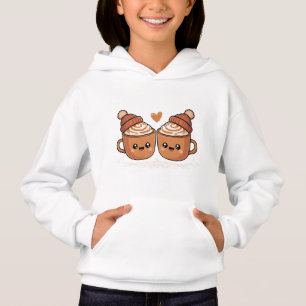 Hot Cocoa Couple Hoodie – Cozy Winter Gift