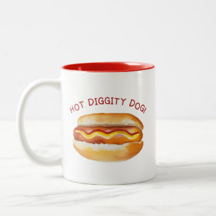 Hot Diggity Chien Cockout Mug - Drôle barbecue Par