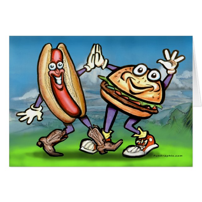 Hot Dog n Hamburger (Devant horizontal)