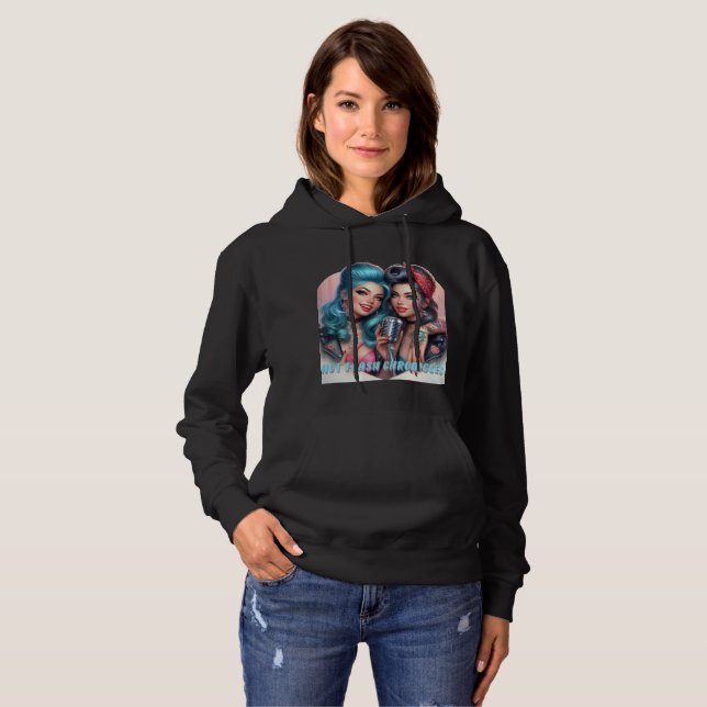 Hot Flash Chronicles Retro Diva Sweat - shirt à ca (Devant entier)