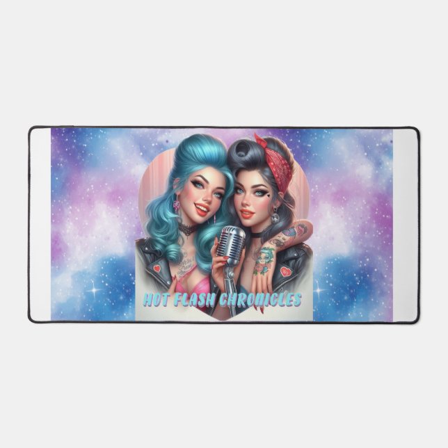 Hot Flash Chronicles Retro Grand Jeu Mousepad (Recto)