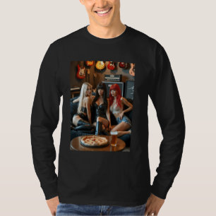 Hot Girl sur T-shirt pour hommes Hot Girls & Guita