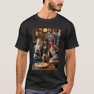 Hot Girl sur T-shirt pour hommes Hot Girls & Guita
