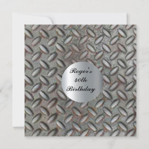 Hot Man 40th Birthday Party Invitation