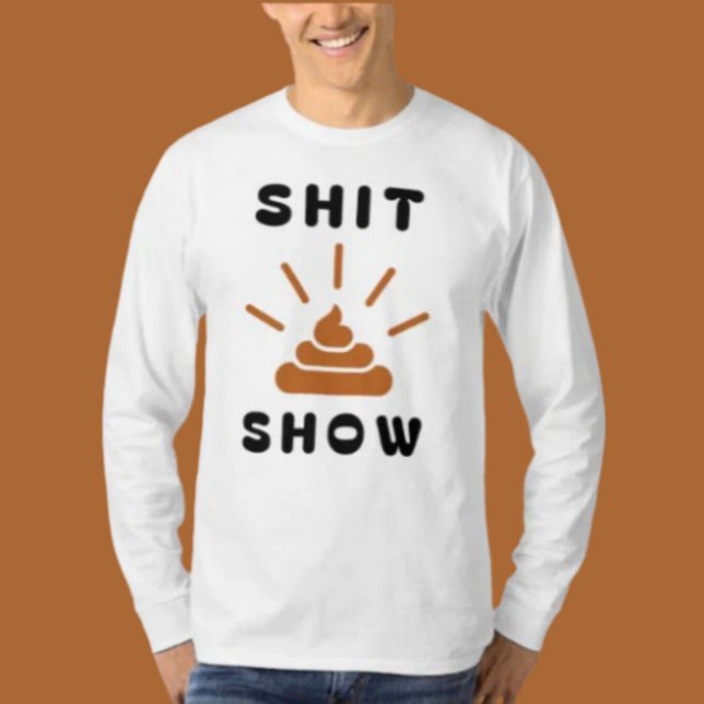 Hot Mess Express | T-shirt drôle à manches longues (Créateur téléchargé)