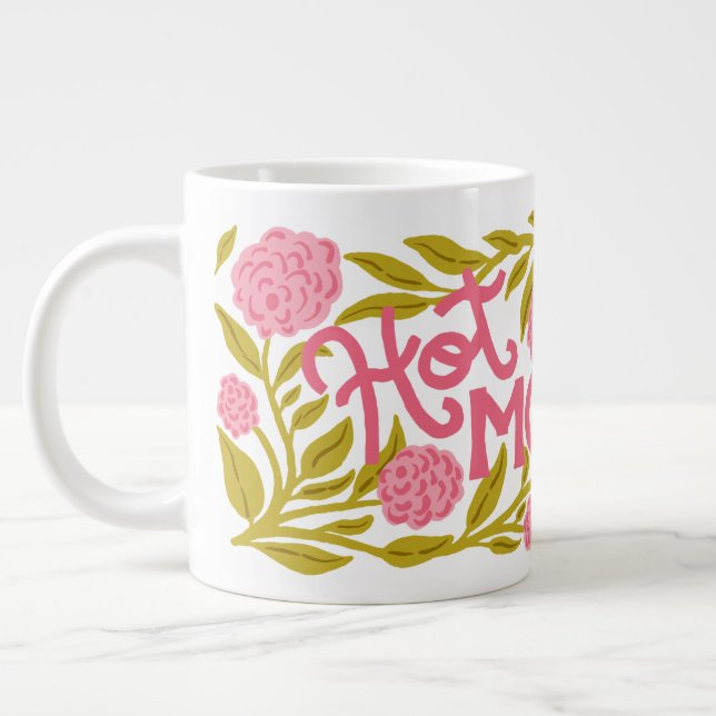 Hot Momma Mother's Day Jumbo Mug (Gauche)
