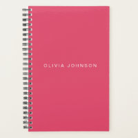 Hot Pink | Planificateur Spiral Weekly/Monthly 202