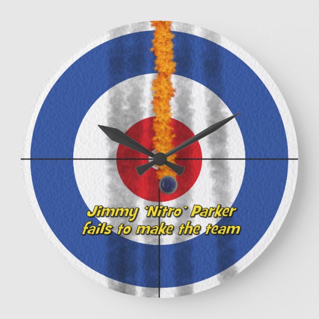 Hot Rocks 'Nitro' Curler's Horloge - Bleu (Recto)