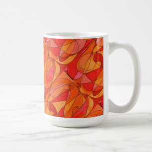 "Hot Spot Tiled" Abstrait Design Mug