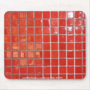 Hot Springs, AR Tuiles Rouges Tapis de souris Cent