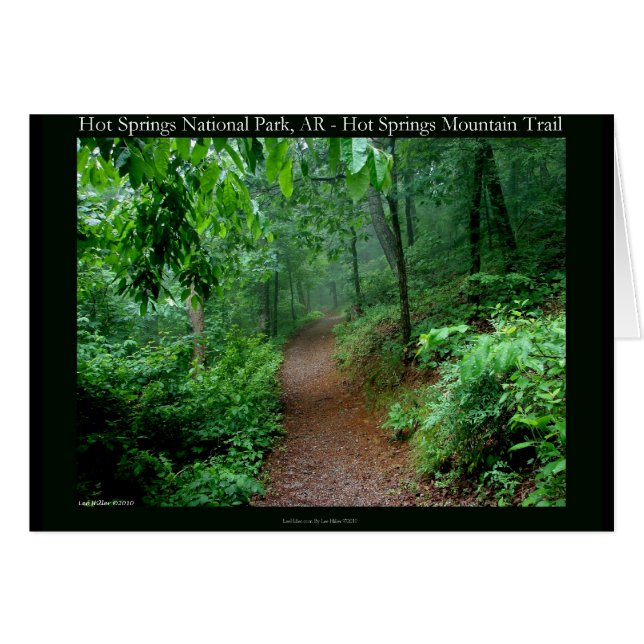 Hot Springs National Park, AR Fading Fog Gifts (Devant horizontal)