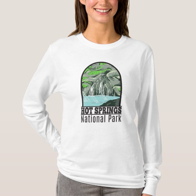 Hot Springs Parc National Arkansas T-Shirt Vintage (Devant)