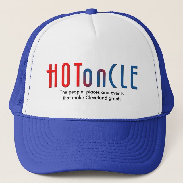 HOT sur CLEVELAND Casquette de baseball - HOTonCLE (Devant)