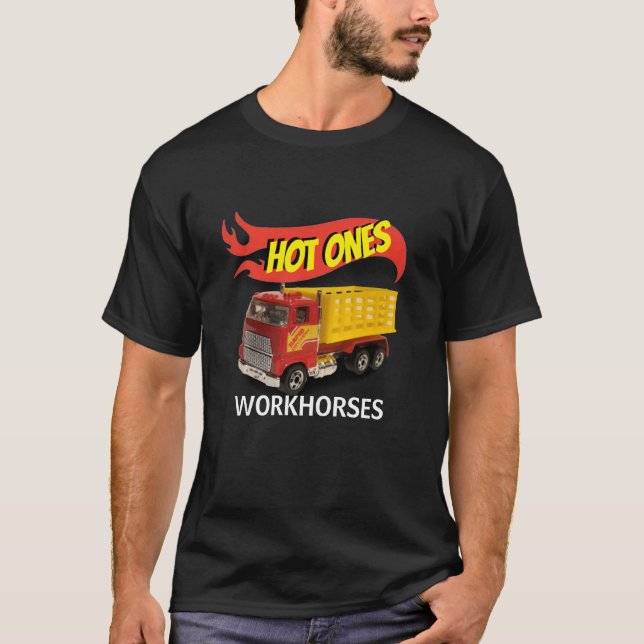 Hot Wheels diecast workhores camion T-shirt (Devant)