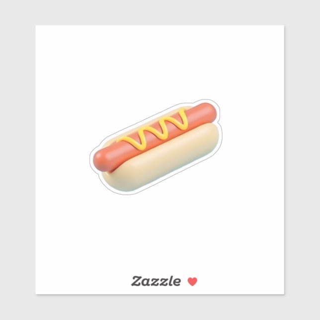 hotdog avec autocollant d'ordinateur portable mout (Feuille)
