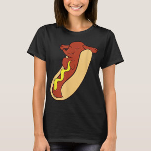 Hotdog Lover Hotdog Dachshund Hot Dog T-shirt