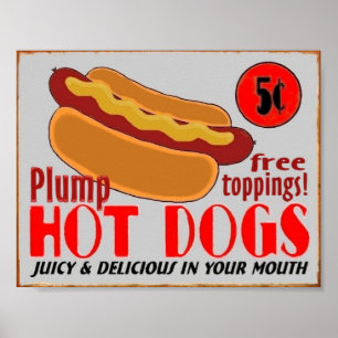 HotDogSign, affiche