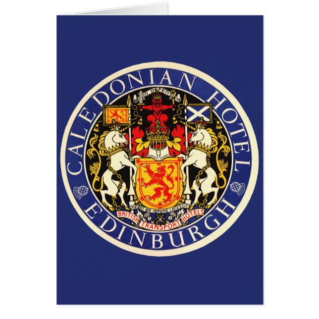 Hôtel Caledonian Édimbourg Écosse Voyage Rétro (Devant)