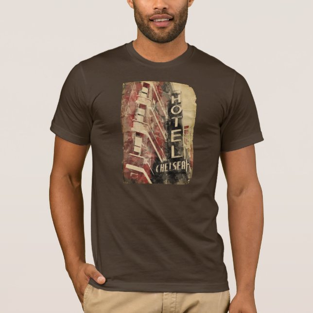 Hotel Chelsea NYC Watercolor T-Shirt (Devant)