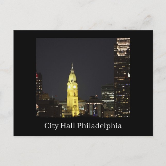 Hôtel de ville de Philadelphie Carte postale (Devant)