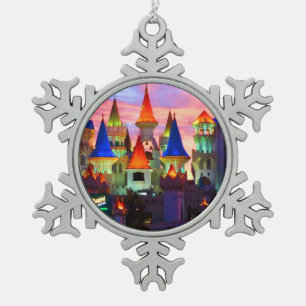 Hôtel Excalibur #2 Ornement de flocon de neige