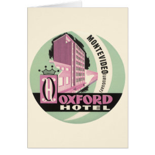 Hôtel Oxford, Montevideo, Uruguay, Voyage Rétro