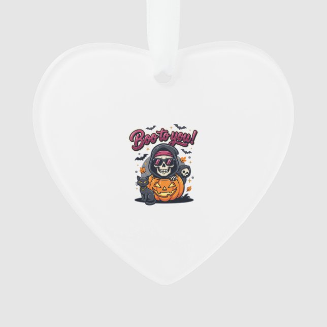 Hou à toi Halloween squelette citrouille (devant)
