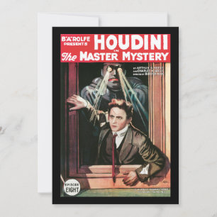 Houdini, Le poster vintage du mystère de la maîtri