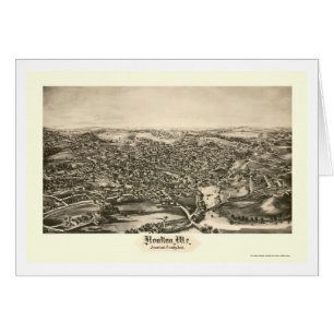 Houlton, JE carte panoramique - 1894