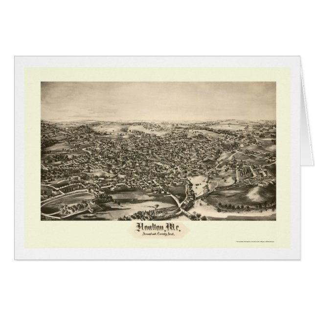 Houlton, JE carte panoramique - 1894 (Devant horizontal)