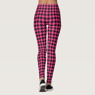 Houndstooth Leggings rose vif