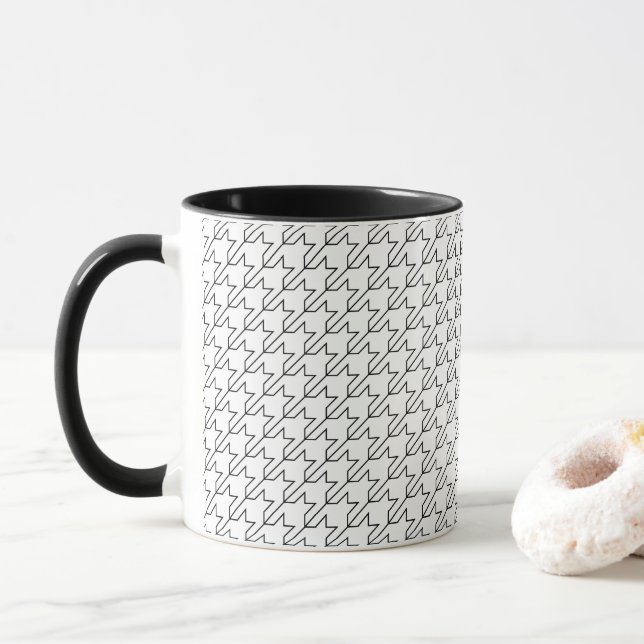Houndstooth Mug (Avec donut)