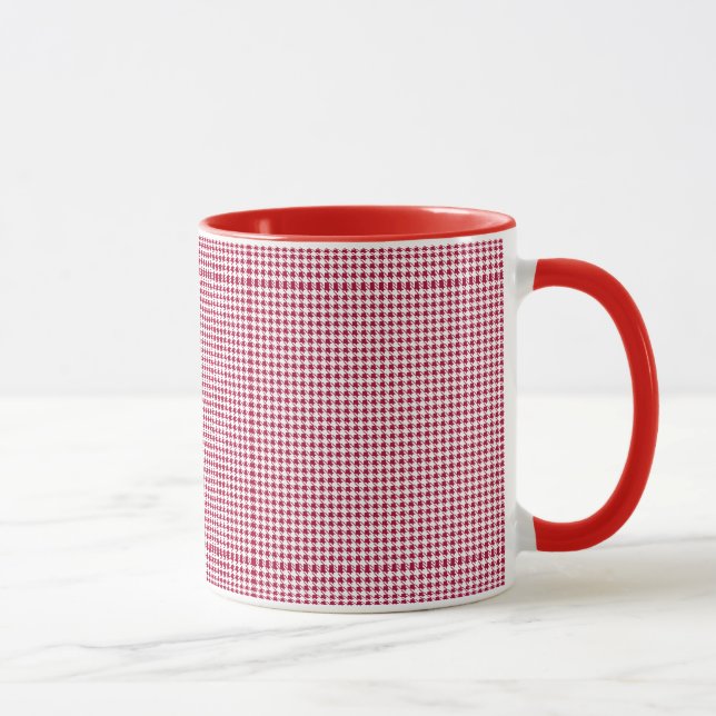 Houndstooth Mug motif, sélectionner la taille et l (Droite)