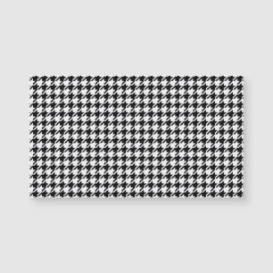 Houndstooth noir et blanc par Shirley Taylor